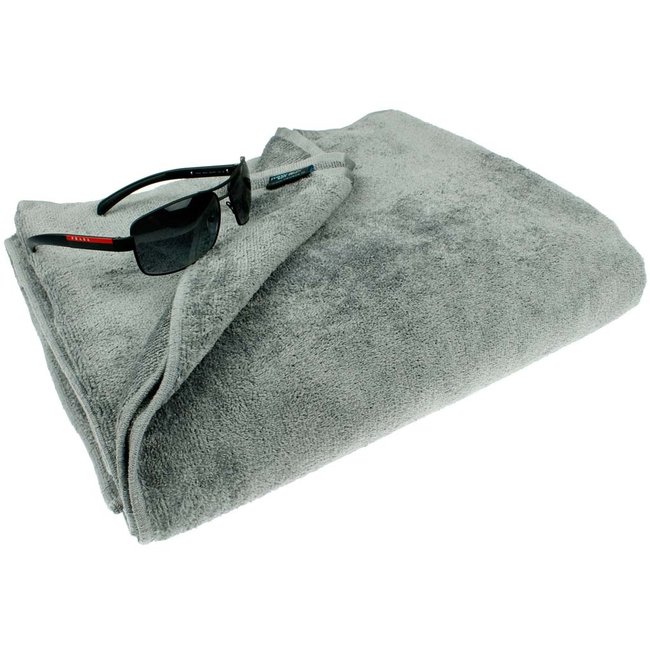 2 persoons strandlaken grijs 160x220 cm