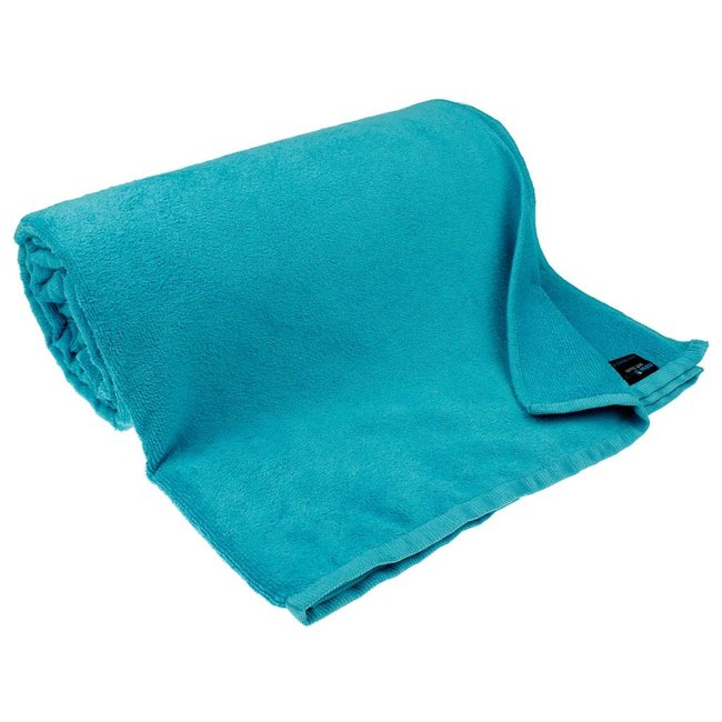 2 persoons strandlaken turquoise 160x220