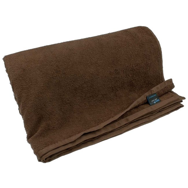 2 persoons strandlaken chocoladebruin