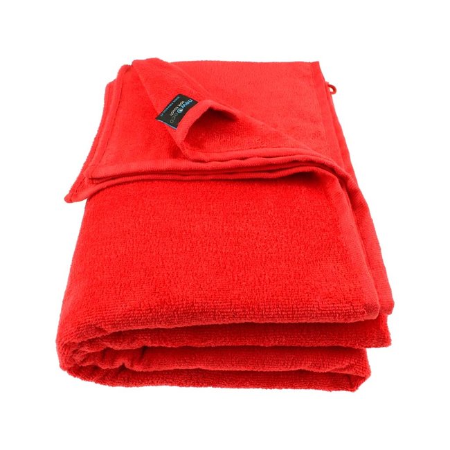 2 persoons strandlaken rood 160x220 cm