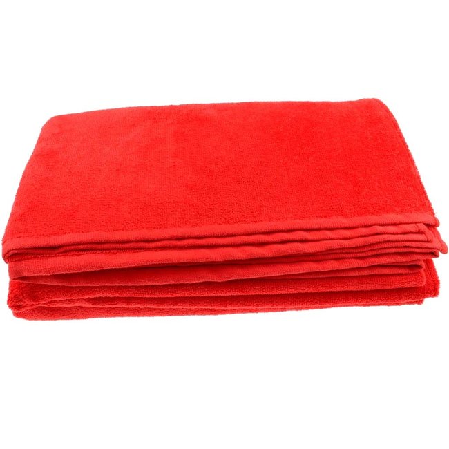 2 persoons strandlaken rood 160x220 cm