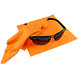 Neweco® 10-pak microvezel brillendoekjes oranje 20x20 cm Neweco® 10-pak microvezel brillendoekjes oranje 20x20 cm