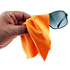 Neweco® 10-pak microvezel brillendoekjes oranje 20x20 cm Neweco® 10-pak microvezel brillendoekjes oranje 20x20 cm