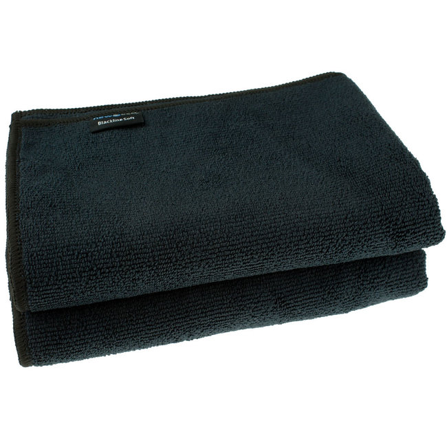 Microvezeldoek zwart soft large