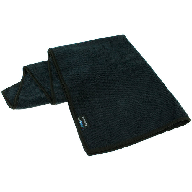 Microvezeldoek zwart soft large