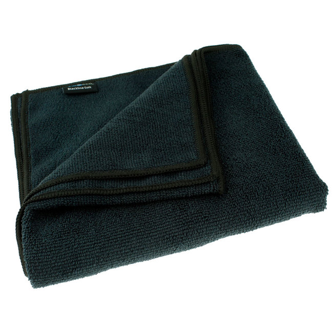 Microvezeldoek zwart soft large