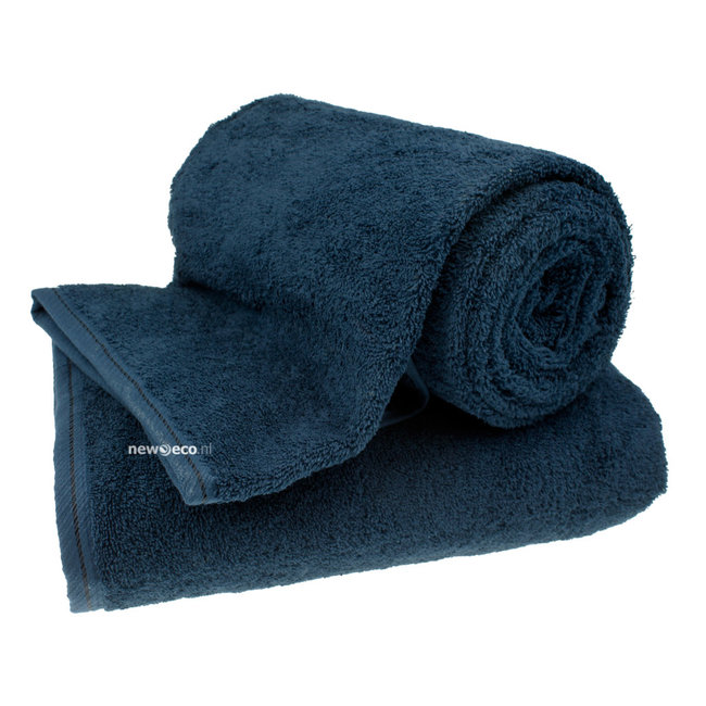 aqua-textil Boston saunahanddoek 80 x 200 cm donkerblauw