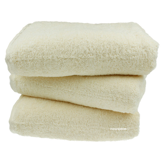 Organic sauna handdoek 80x200 cm crème