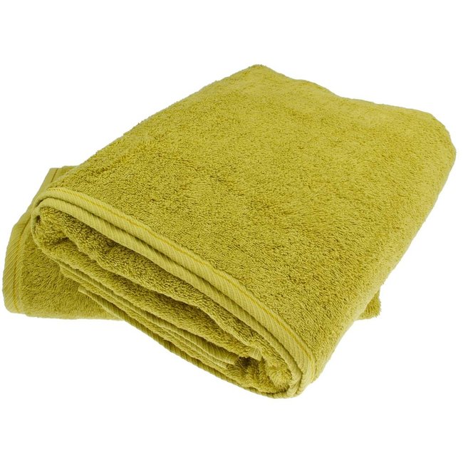 Organic sauna handdoek 80x200 cm olijf