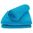 Organic handdoek 50x100 cm aqua blauw
