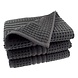 Neweco® Hotel badmat jacquard antraciet 50x70 cm Neweco® Hotel badmat jacquard antraciet 50x70 cm