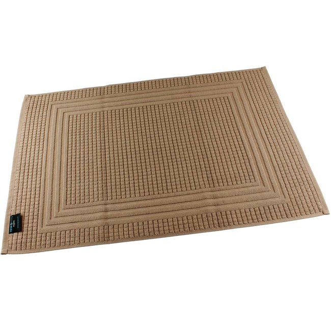 Organic hotel badmat jacquard 50x70 cm walnoot
