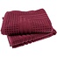 Organic hotel badmat jacquard 50x70 cm aubergine