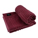 Neweco® Hotel badmat jacquard aubergine 50x70 cm Neweco® Hotel badmat jacquard aubergine 50x70 cm
