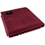 Organic hotel badmat jacquard 50x70 cm aubergine