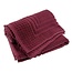 Hotel badmat jacquard aubergine 50x70 cm