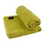 Organic hotel badmat jacquard 50x70 cm olijf