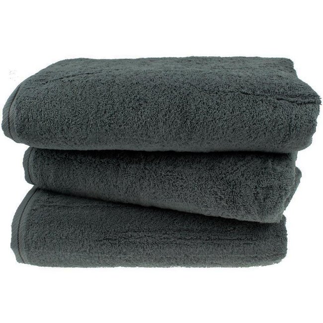 Organic badhanddoek 100x150 cm antraciet