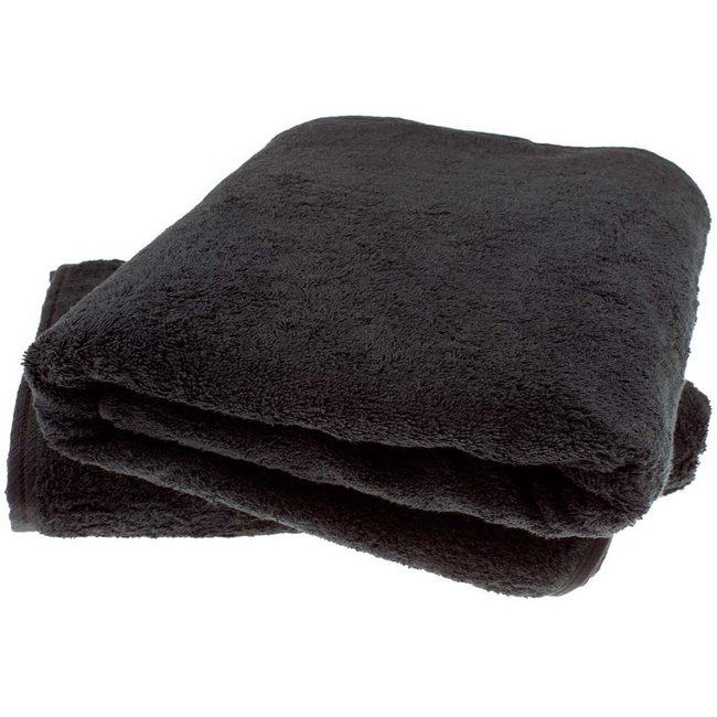 Organic badhanddoek 100x150 cm zwart