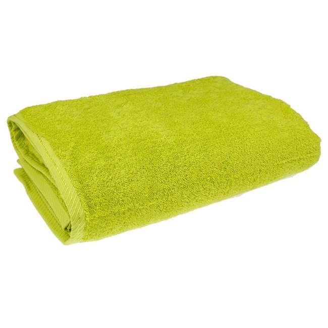 Organic badhanddoek 100x150 cm kiwi groen