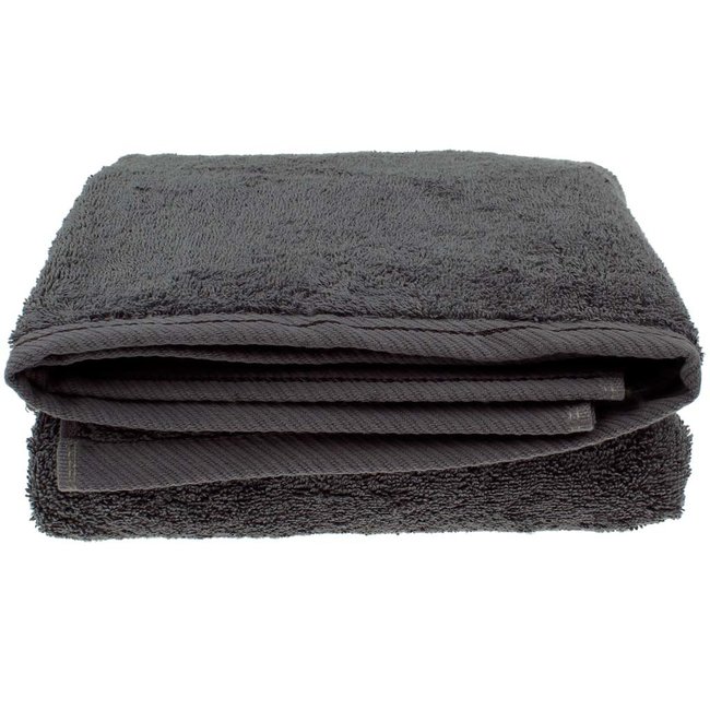 Organic douchelaken 70x140 cm antraciet grijs