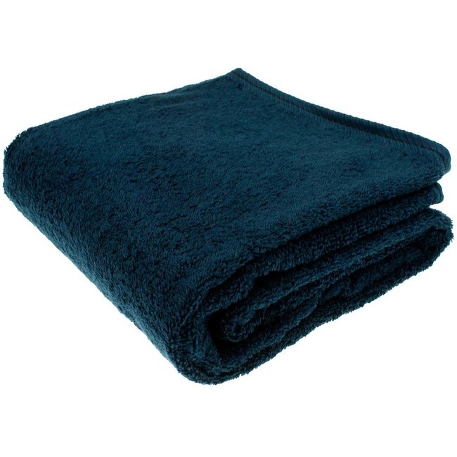 Organic douchelaken 70x140 cm nachtblauw