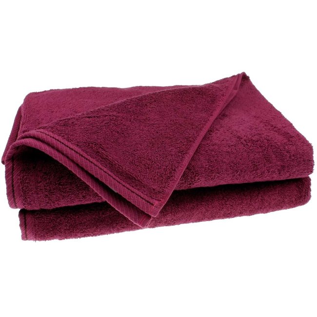 Organic douchelaken 70x140 cm aubergine