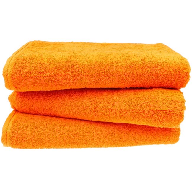 Organic douchelaken 70x140 cm oranje