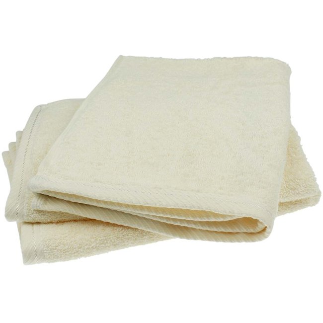 Organic gastendoekje 40x50 cm crème