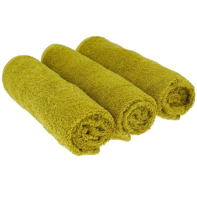 Organic gastendoekje 40x50 cm olijf