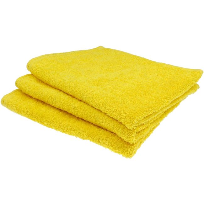 Organic gastendoekje 40x50 cm geel