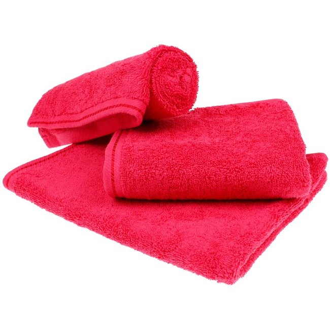 Organic gastendoekje 40x50 cm framboos