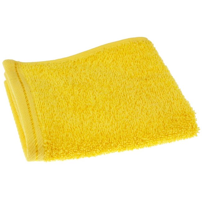 Organic waslap 30x30 cm geel