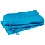 Organic washandje 16x22 cm aqua blauw