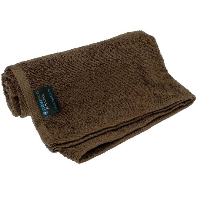 Microvezel kappershanddoeken chocoladebruin