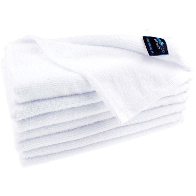 Microvezel kompresdoeken wit 30x50 cm