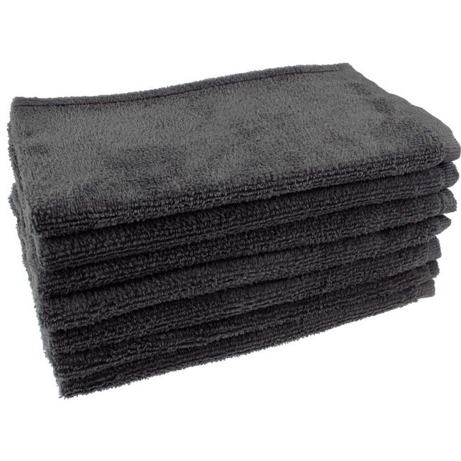 Microvezel kompresdoek antraciet 30x50 cm