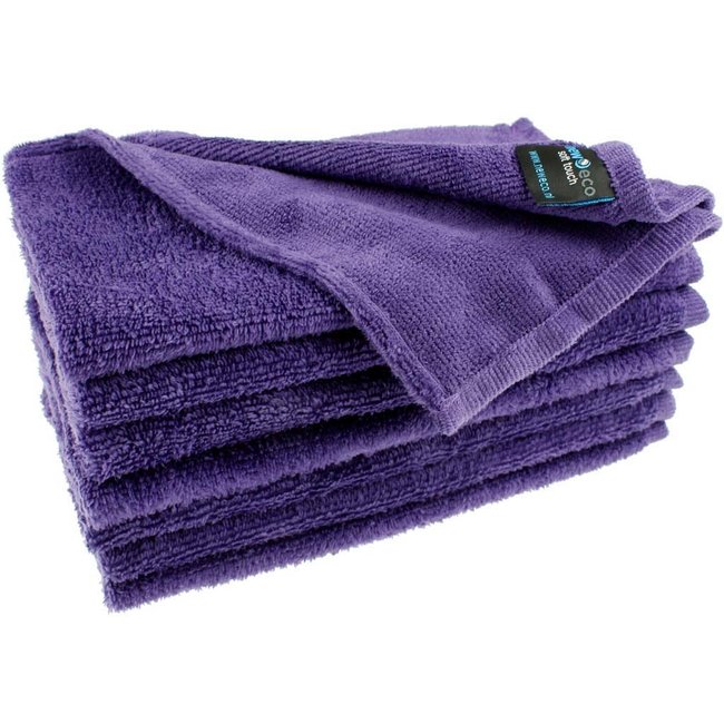 Microvezel kompresdoek paars 30x50 cm