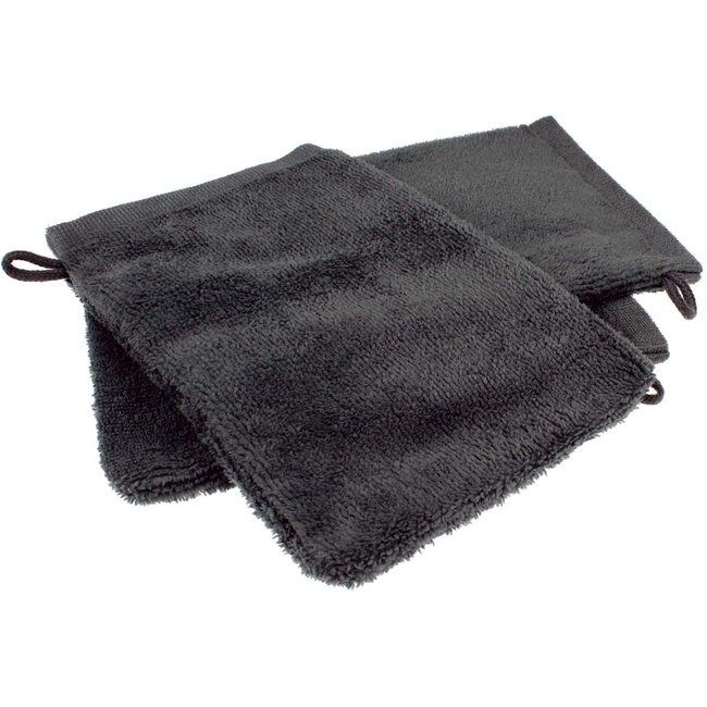 Microvezel washandje antraciet