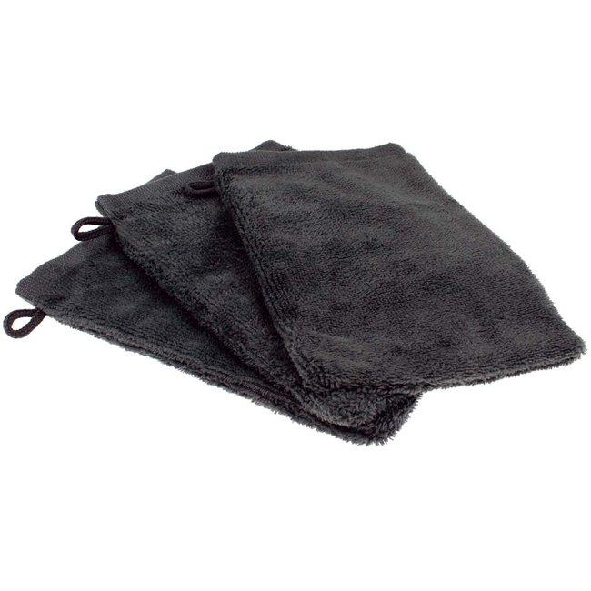 Microvezel washandje antraciet