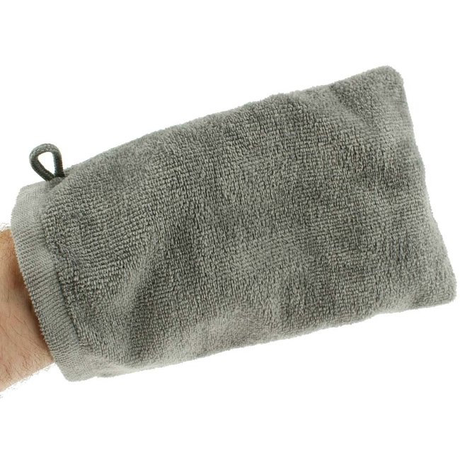 Microvezel washandje grijs