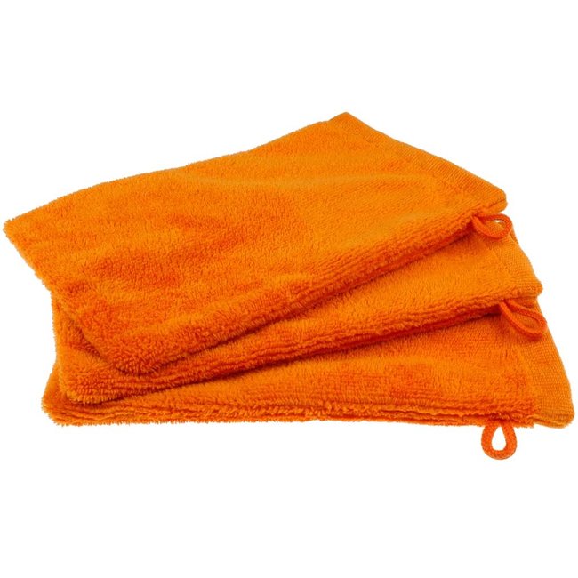 Microvezel washandje oranje