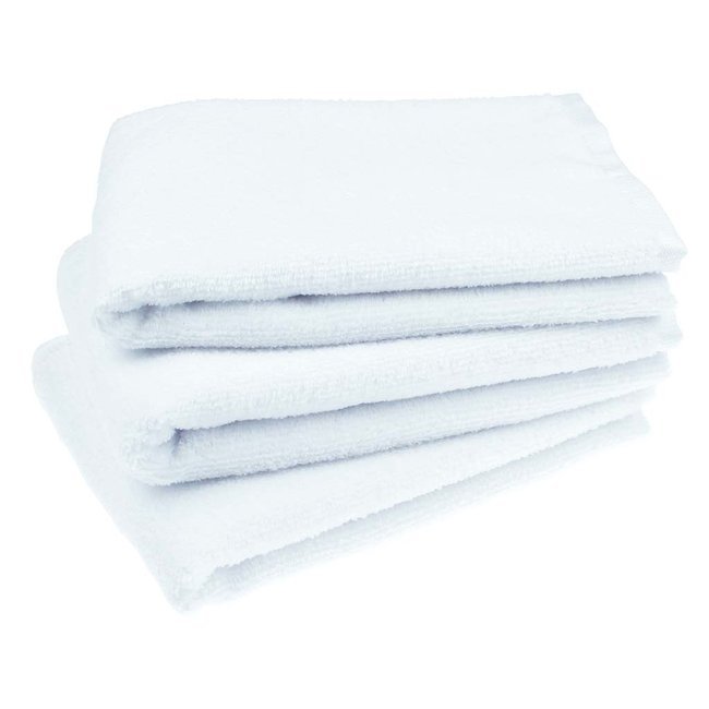Microvezel handdoek wit