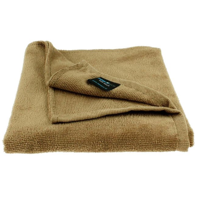 Microvezel handdoek walnoot