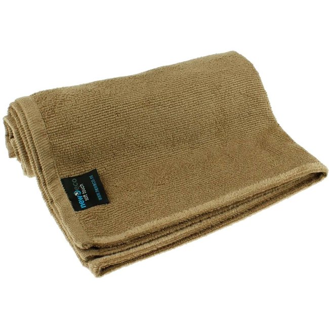 Microvezel handdoek walnoot