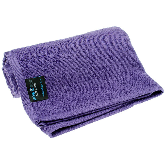 Microvezel handdoek paars