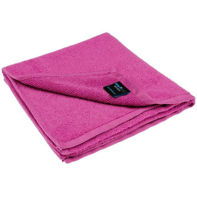 Microvezel handdoek roze