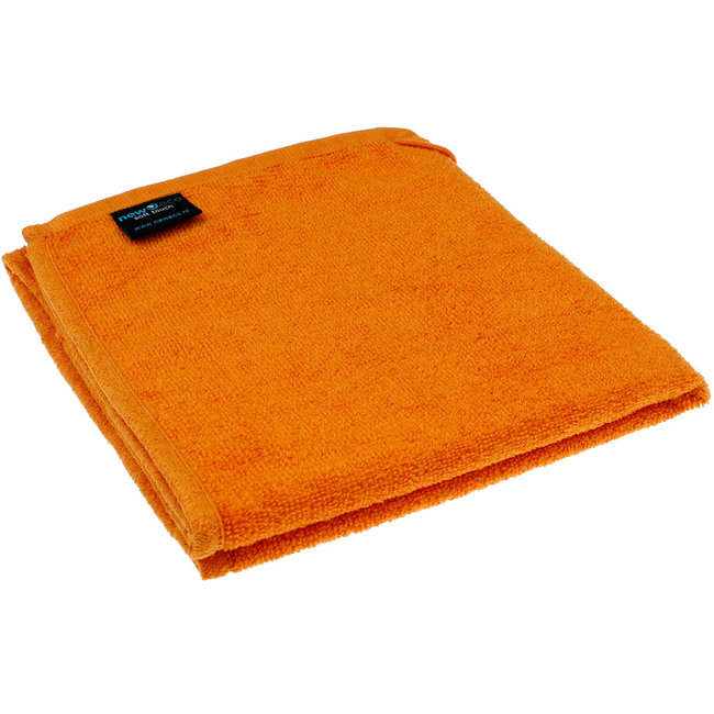 Microvezel handdoek oranje