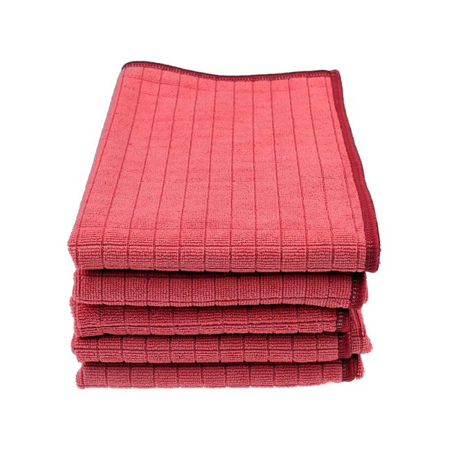 Microvezeldoek block-tex rood