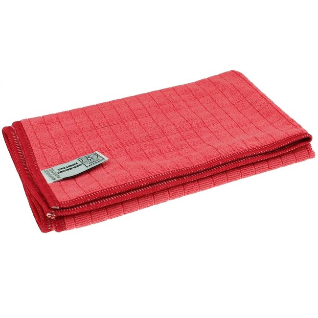 Microvezeldoek block-tex rood